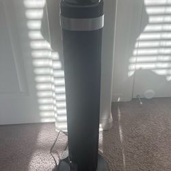 Electric controlled black fan