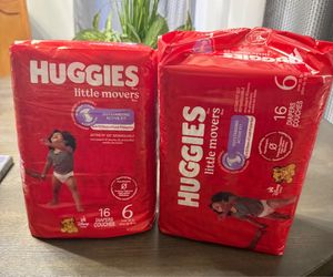 Size 6 Huggies Diapers