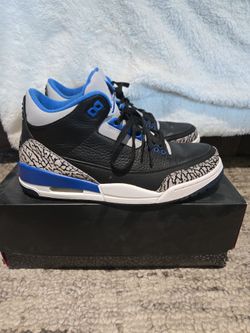 Jordan 3 Sport Blue 8.5