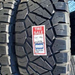 (3) 35x12.5/20 Nitto Ridge Grappler Tires