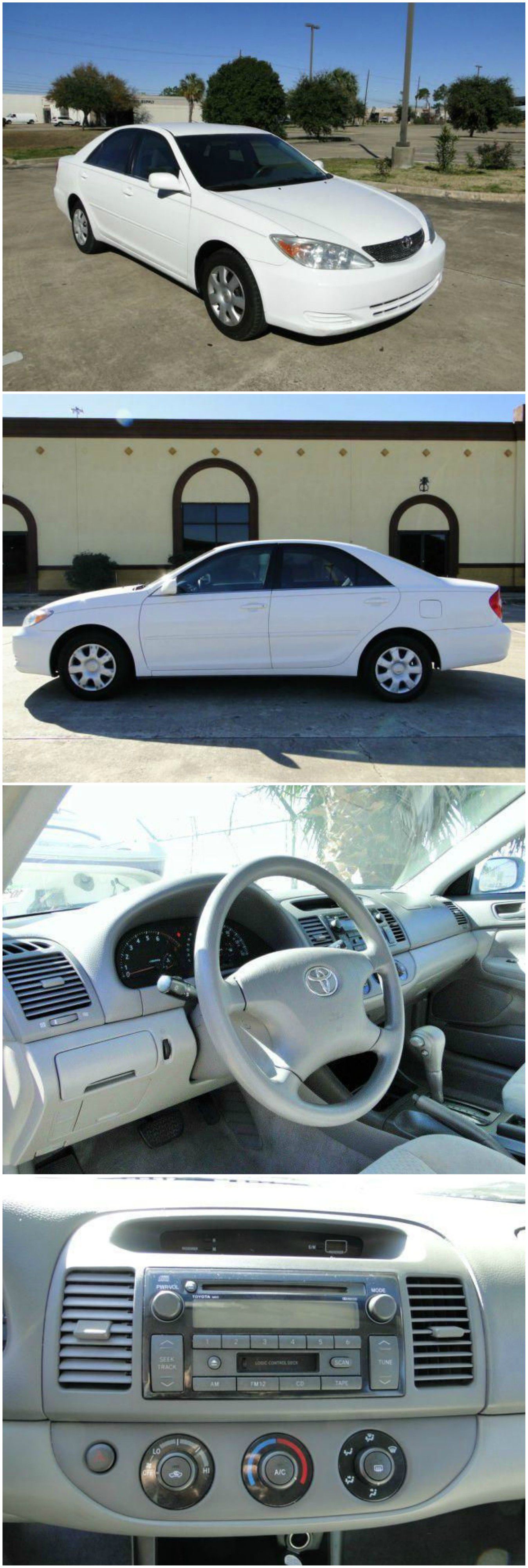 look 2OO4 Toyota Camry white very clean