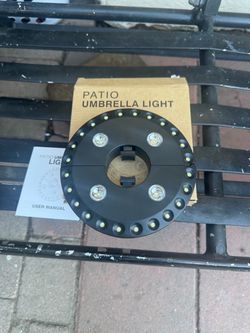 Patio umbrella light