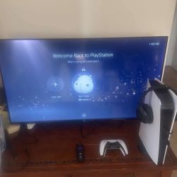 Ps5 (no disc) And 48 Inch Roku Tv
