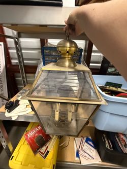 EXTERIOR LAMP POST LIGHT FIXTURE