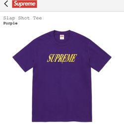 Supreme Slap Shot Tee Sz XL Purple
