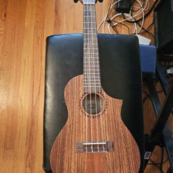 KALA Teak Tri-Top Concert Ukulele w/ Cutaway & EQ