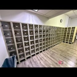 Lockers 78" x 12 x 12" Clear Door QTY 