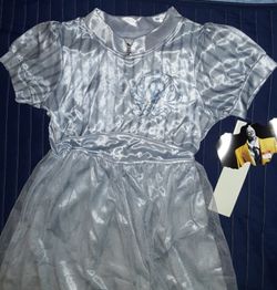 Girls' Beetlejuice Astrid Light Blue Costume toddler Size M(8)  NEW