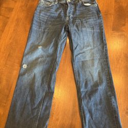 Woman’s free people ankle crop jeans, shipping available