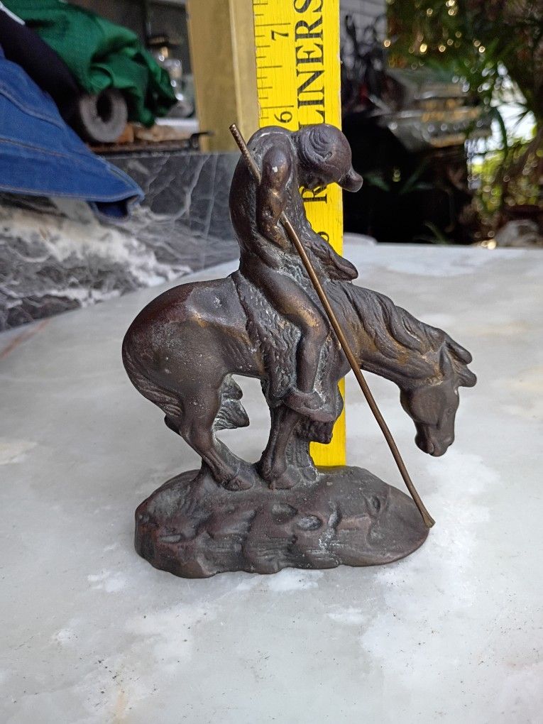 "End Of The Trail" Bronze Statue