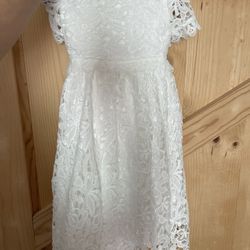 White Baptism Dress