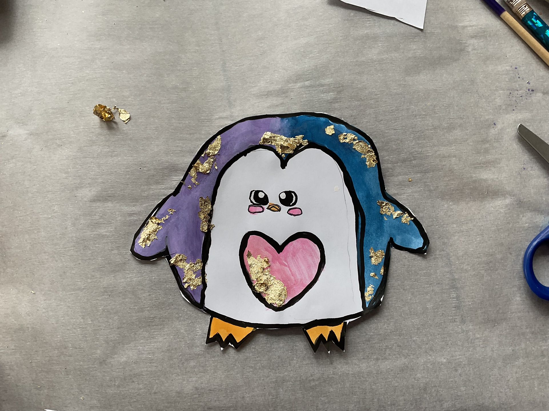 Color Full Penguin