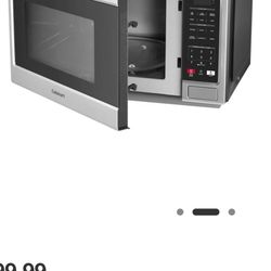 Cuisinart 1.1 cu ft Microwave Oven: Countertop, 1000W, 11 Power Levels, Digital Display, Child Lock, Black