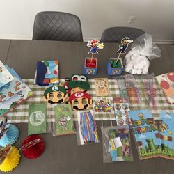 Mario Bros Birthday Party Decoration