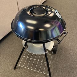 New 18.5" Portable Charcoal BBQ Grill With Wheel-black
