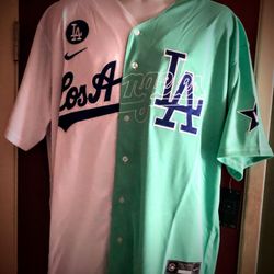 Los Angeles Dodgers #22 Bad Bunny Commemorative Baseball Jersey -S,L,XL.2X.3X
