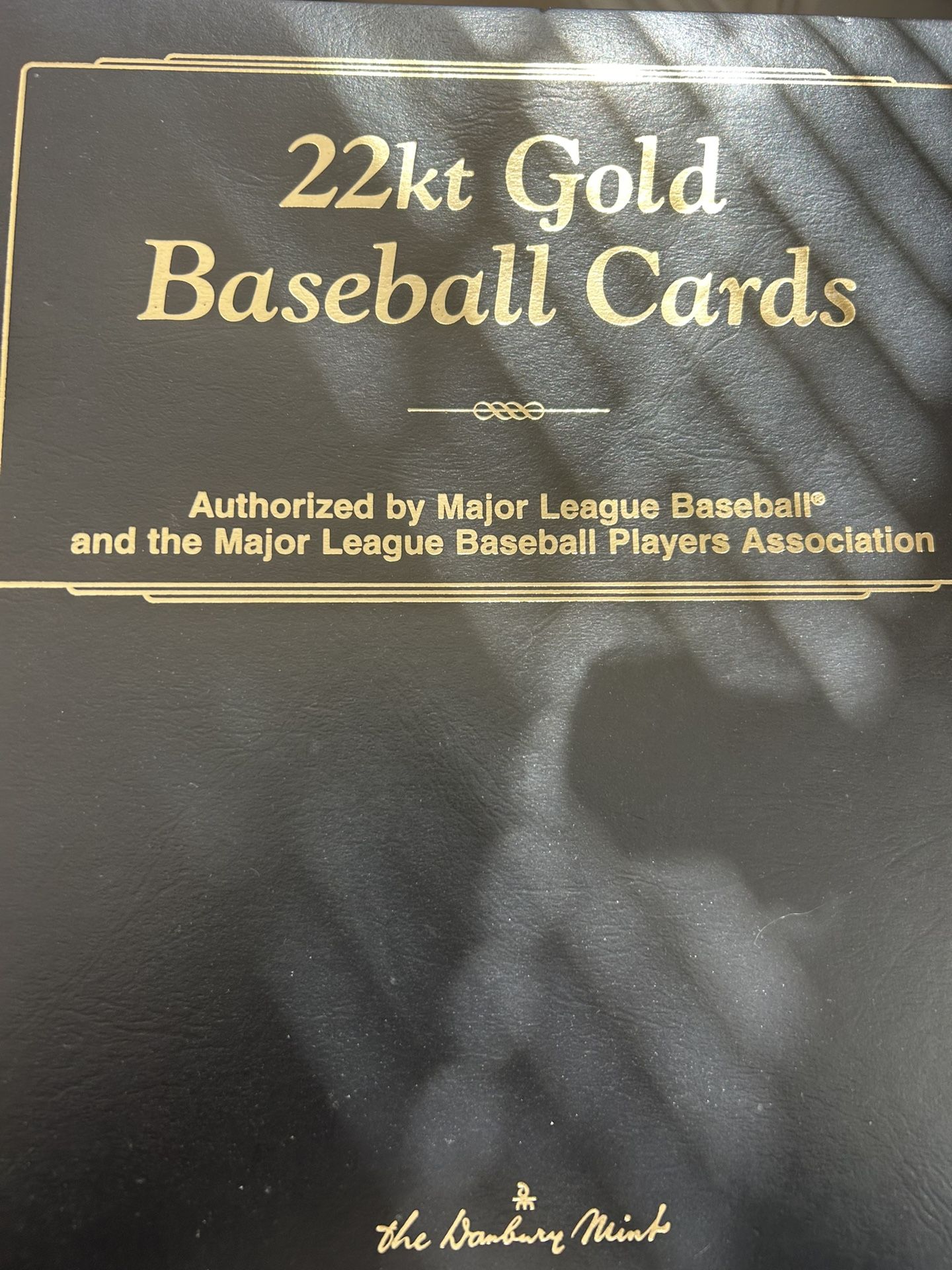 27 Cards!! Danbury Mint 22k Gold Baseball Cards