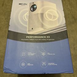 Brand New Unopened Vankyo X3 Native 1080P FHD Vertical Projector With Dolby Audio Sound 