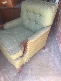 Vintage gooseneck swan chair