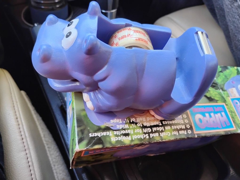 Vintage Hippo Tape Dispenser