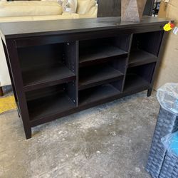 Tv Console / Storage Cabinet/ Console New Fully Assembled Espresso Color 