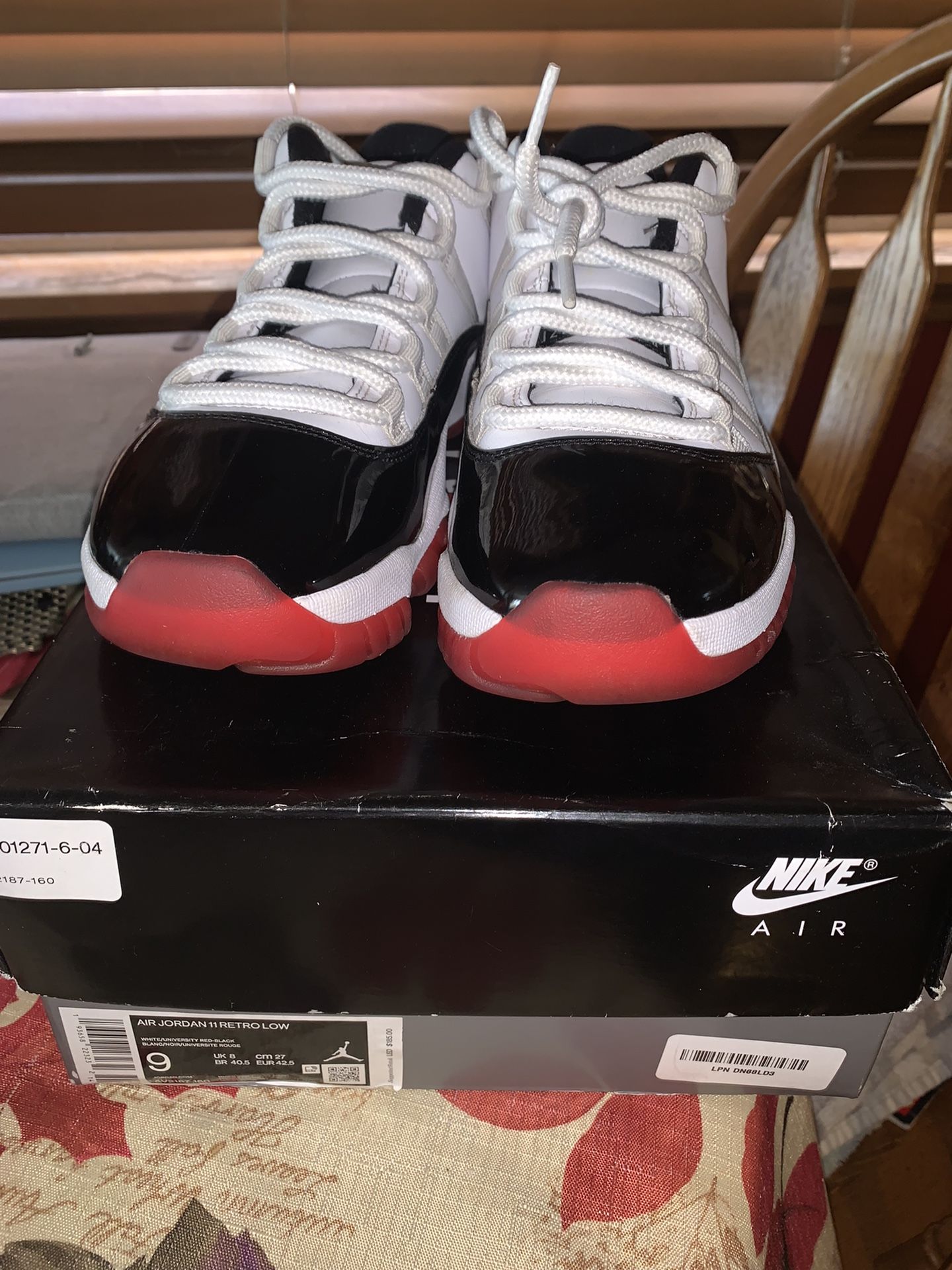 Jordan 11 Low Concord Bred Low Size