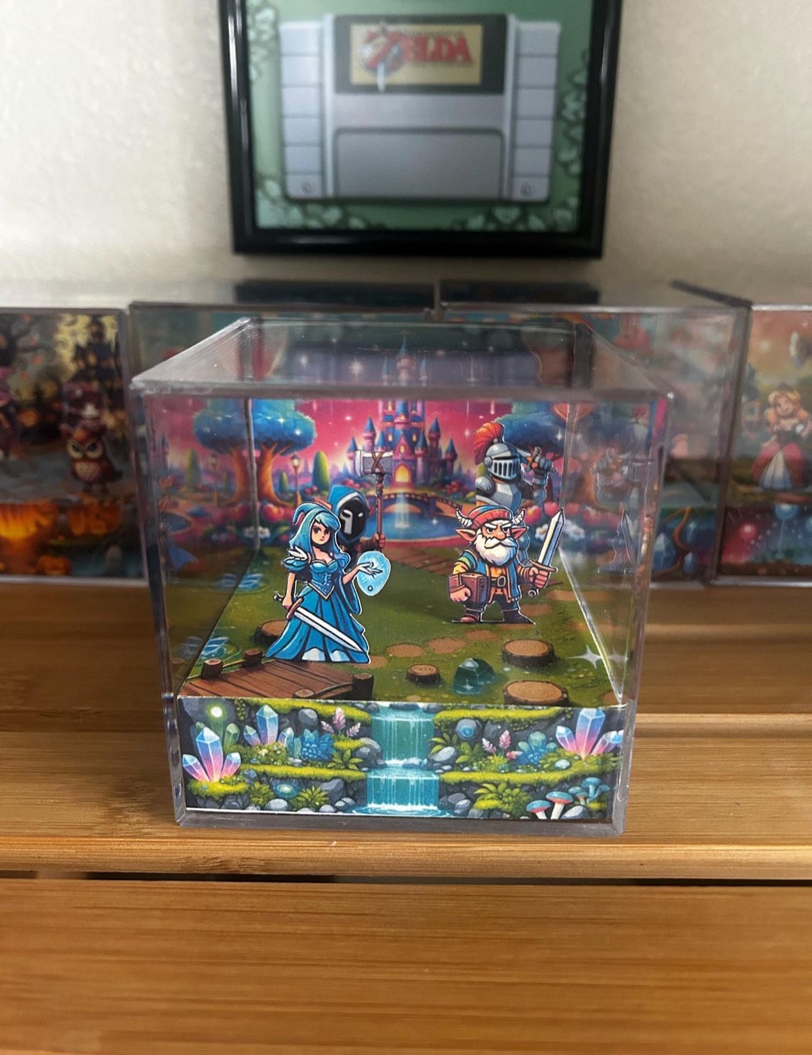 enchanted castle 3D handmade