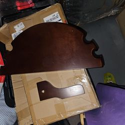 Two Solid Wood Half Moon Shelves(NEW)