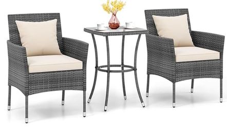 3 piece patio bistro set