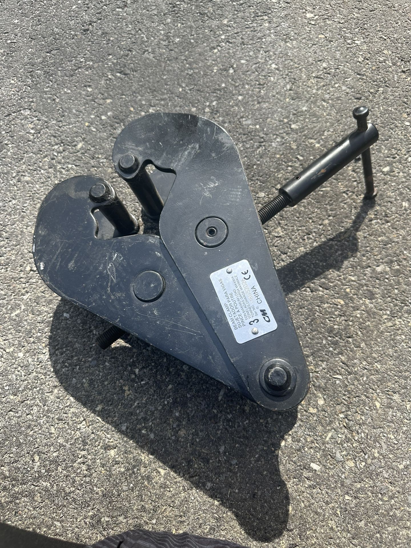 CM SCREWLOK BEAM CLAMPS 3 TONS - $150 Each - Two Available