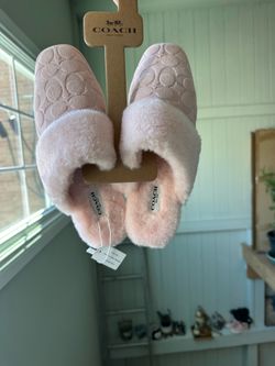 coach pink slides