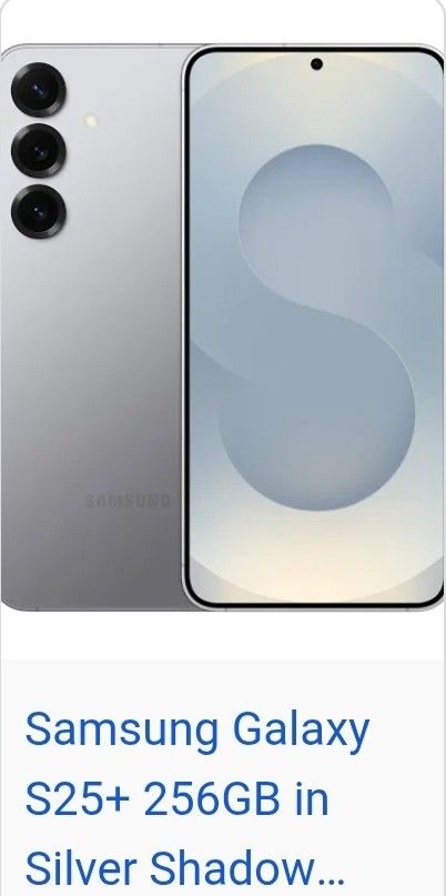 SAMSUNG Galaxy S25+ Cell Phone, 256GB Smartphone, Unlocked Android, AI 