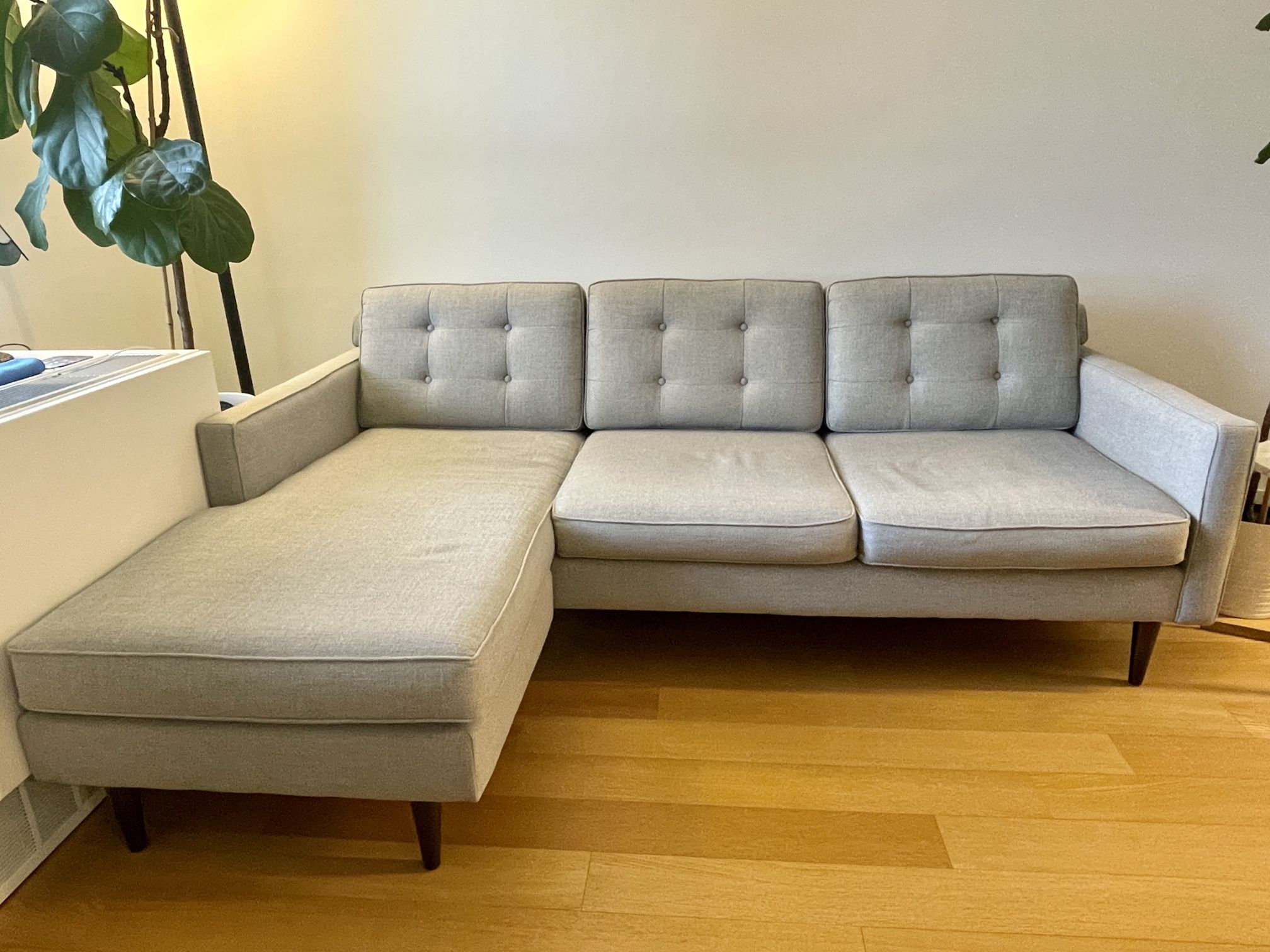 West Elm 2 piece Reversible Sectional for Sale in Brooklyn NY