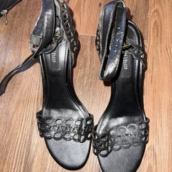 Black House White Market Black Heels Size 9M