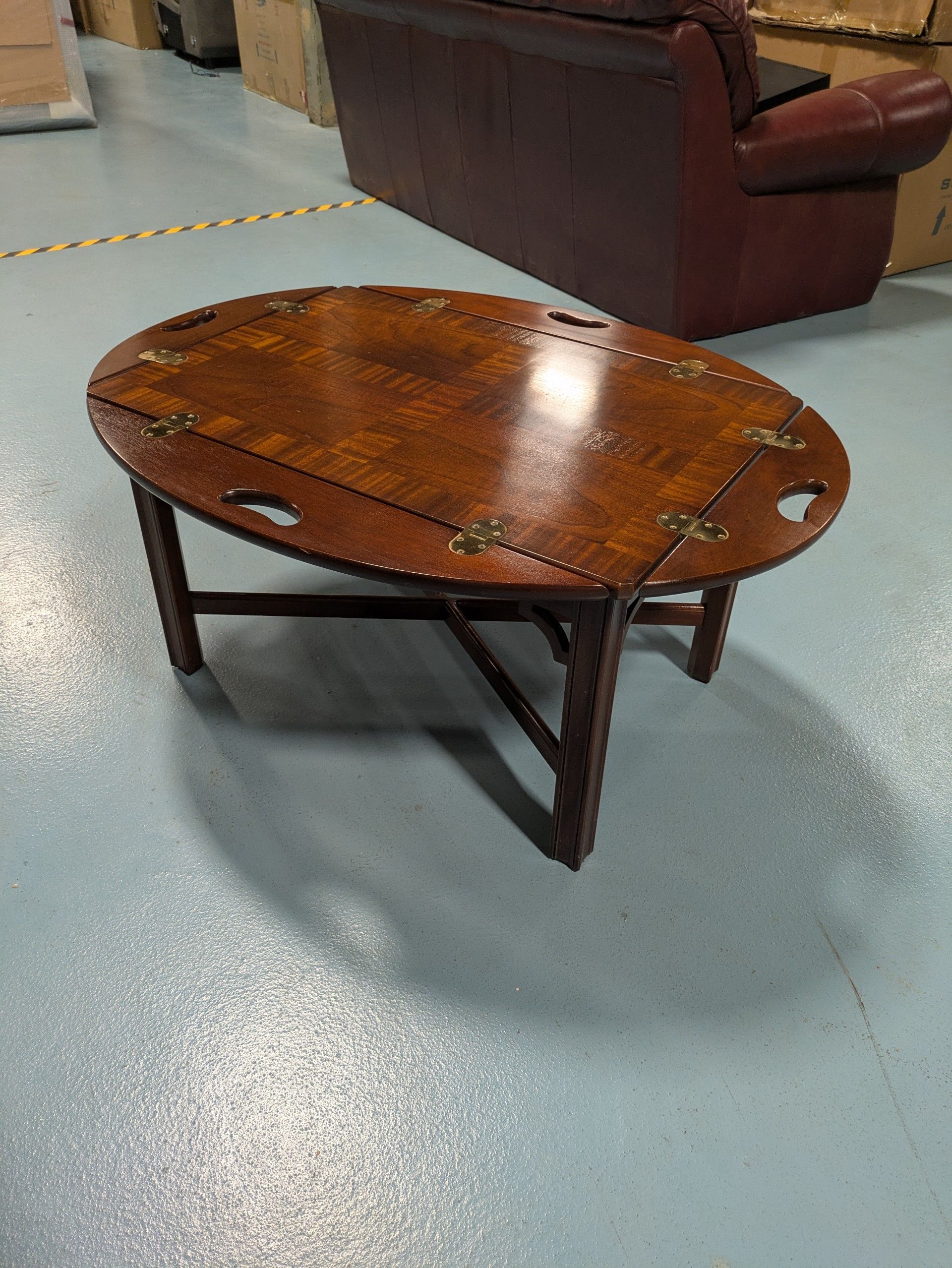 Classic English Butler's Coffee Table