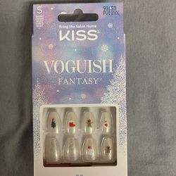KISS Voguish Fantasy Holiday Theme Press On Nails