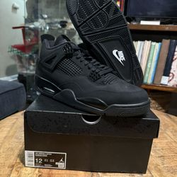 Jordan 4 Black Cat Size 12
