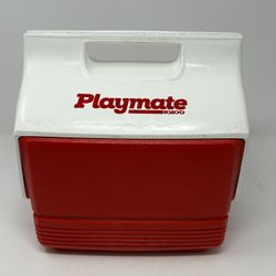 Vintage Igloo Playmate Cooler Red White Made in USA Lunch Box 80s 90s