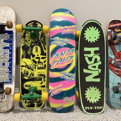 Skateboards Old and New