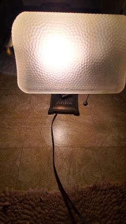 Metal table  lamp brass? Hampton Bay.
