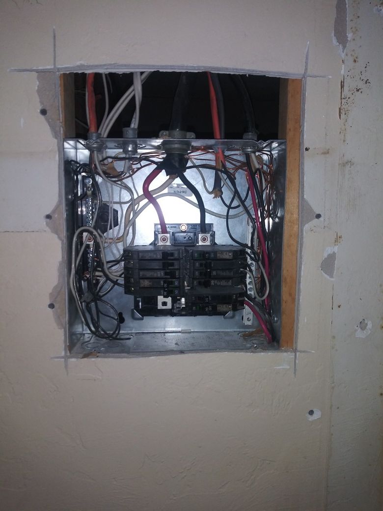 Electrical panel breakers