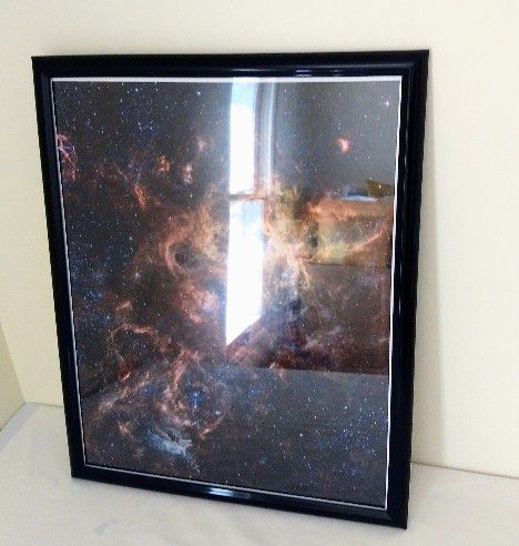 Framed Galaxy Print Wall Art Picture 