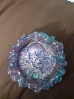 Halloween Skull Resin Astray Need To Go