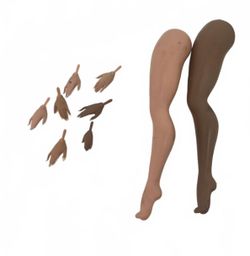 LOL Surprise OMG Doll Replacement Parts Lot 7 Hands & 2 Legs Mixed Skin Tones