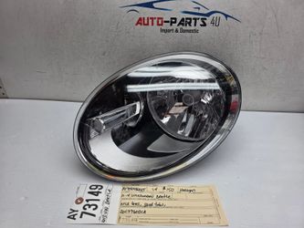 aftermarket 2012 - 2019 VOLKSWAGEN BEETLE LEFT DRIVER HALOGEN HEADLIGHT AY73149