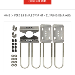 Ford 8.8 Simple Swap Kit
