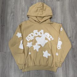 “Sand Beluga”  Sp5der Hoodie
