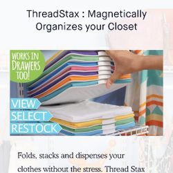 ThreadStax Closet Organizer (56 Stacks) - $250 MSRP