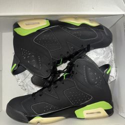 Jordan 6 Electro Green Size 8