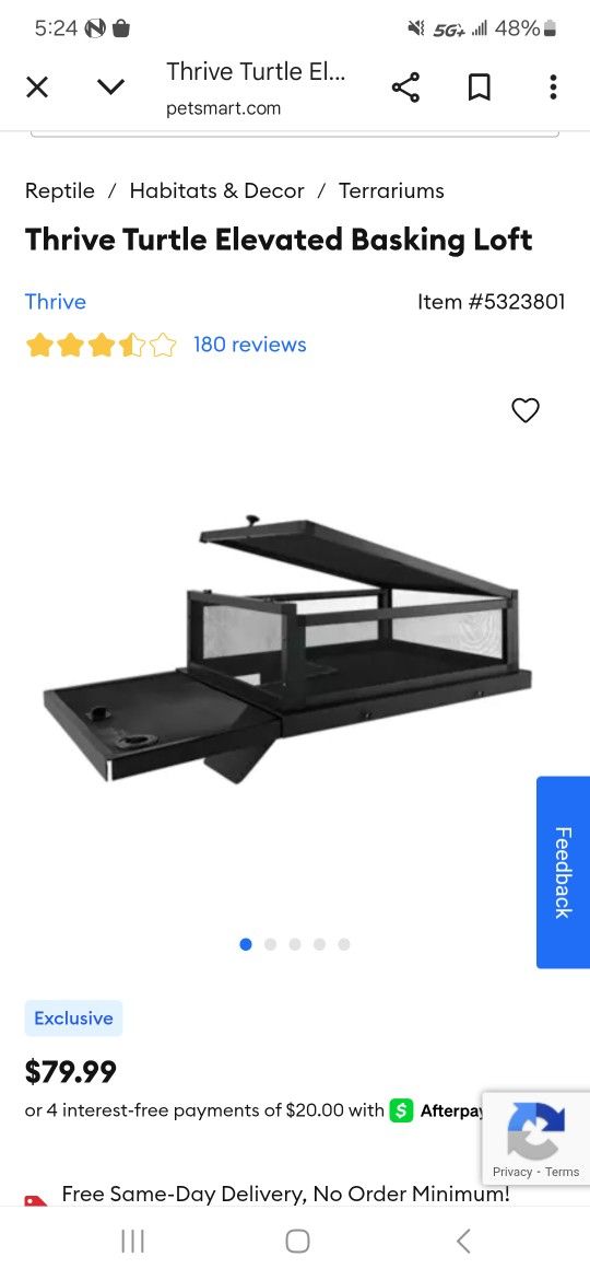 Aquarium Turtle Basking Loft